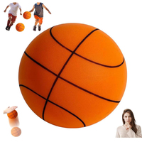 Ballon de basketball silencieux d'intérieur en mousse, anti-bruit, pour l'entraînement à la maison, chambre, enfants, adultes, sûr, rebond doux, jouet sportif