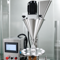 Machine de remplissage rotative à vis sans fin pour poudres, ligne d'emballage automatique pour café, épices, farine, assaisonnements, aliments en poudre, bouteilles, bocaux et boîtes