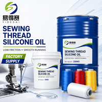 Huile de silicone lubrifiante pour fil à coudre industriel pour machines textiles à grande vitesse