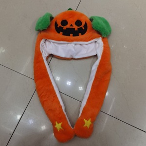 Hot bán Moveable LED thắp sáng sang trọng Thú nhồi bông Đồ chơi ấm mùa đông bên tai thỏ mũ - Product Image 5