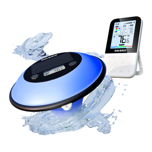 Inkbird IBS-P05R năng lượng mặt trời Powered hồ bơi không dây Nhiệt kế thiết lập với nhiệt độ nước thoải mái chỉ thị mức độ cho suối nước nóng, spa - Product Image 1