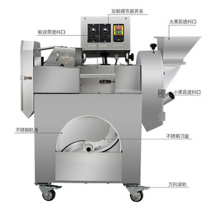 Băng Tải Cấp Thực Phẩm Máy Cắt Lát Trái Cây Rau Củ + 8618737189043 - Product Image 2