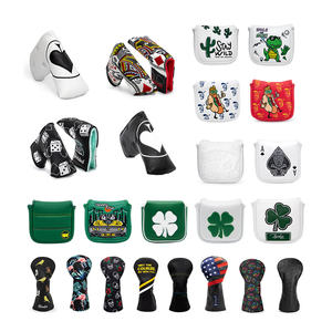 غطاء جديد لمضرب الجولف مقاوم للماء من الجلد الصناعي، غطاء لمضرب الجولف المسطح مقاوم للخدش، غطاء لرأس مضرب الجولف - Product Image 1