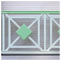 Barandilla de Seguridad para Ventanas de Hierro Forjado Estilo Vintage, Resistente al Óxido, para Exteriores de Villas