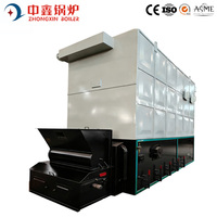 Chaudière à huile thermique à grille à chaînes de 1800 kW, alimentée à la biomasse, fonctionnement basse pression haute température pour la production d'engrais organique à partir de nouvelles énergies