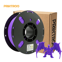 PRINTROO pièce d'affichage de filament d'impression transparente Filament de qualité abordable tige en plastique PETG mat 175mm Filament