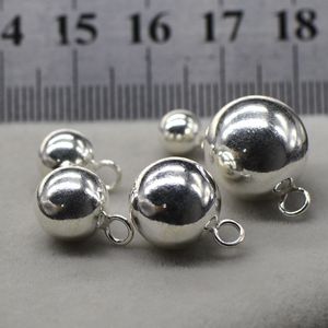 <span class=keywords><strong>A2025</strong></span> Chất Lượng Cao S925 Sterling Silver Ball Mặt Dây Chuyền Quyến Rũ Thời Trang Vòng Cổ Mặt Dây Chuyền Đồ Trang Sức Làm Kết Quả - Product Image 1