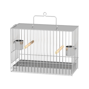 Groothandel Zingen Vogels Kooi Met Open Top Voor Kanarie Parkieten Lovebirds Rvs Animal Kooien Vogels Fokken - Product Image 3