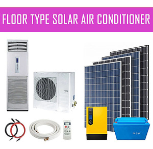 <b>Mini</b> Split Ac Solar 36000 Btu Floor <b>Air</b> <b>Conditioner</b> Solar Standing <b>Air</b> Conditioning for Villa - Product Image 2