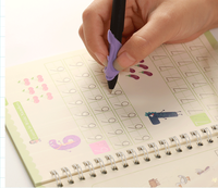 Cahier de calligraphie portable réutilisable, pour dessin de l'alphabet, des nombres, calligraphie, cahier de pratique, en spirale, santé, prêt à transporter