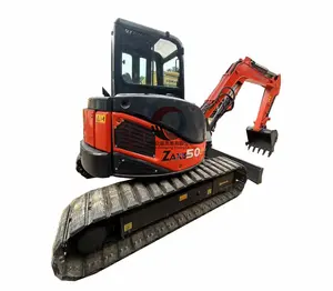 Mini-excavatrice Hitachi Zx50 de qualité supérieure, 5 tonnes, Zx50u d'occasion, excavatrices d'occasion du Japon avec certification EPA - Product Image 1