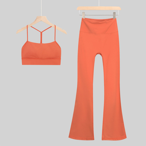 Nuevo Conjunto de Yoga Profesional para Mujer con Característica Transpirable Disponible en Diferentes Colores Logotipo Frontal Precio al por Mayor - Product Image 4