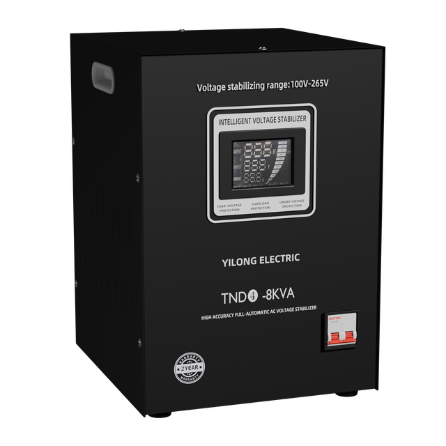 YILONG SVC-8KVA Single Phase Automatic Voltage Regulator/Stabilizer 220V 8000VA High Precision Servo Motor Whole House AVR