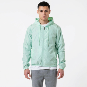 Custom Made Sportswear Hooded Windproof Canvas Stand Collar <b>Rain</b> <b>Jacket</b> for <b>Men</b> Autumn Outdoor Clothing Manufacturer Pakistan - Product Image 1