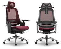 Chaise de bureau ergonomique à dossier haut en maille Chaise pivotante de direction standard Bifma avec des caractéristiques fonctionnelles uniques du gagnant japonais