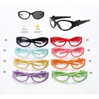 Lunettes de soleil œil de chat pour enfants, photochromiques, à la mode, pour enfants de 3 à 8 ans, motif dessin animé mignon cœur pêche