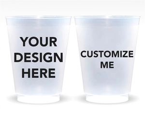 Vasos de Plástico Impermeables OEM con Impresión de Iniciales para Recepciones de Boda, Bares y Actividades de Team Building - Product Image 4