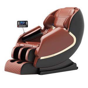 Massage Chair Full Body 61 Airbags Railless PU Leather With <b>Remote</b> Control For Home Use - Product Image 1