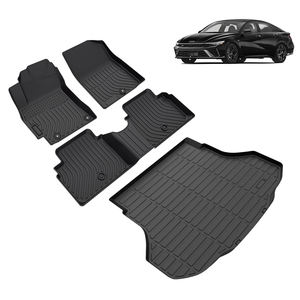 Accesorios de coche juego completo personalizado para todo tipo de clima TPE alfombrillas de pie de coche para Hyundai <span class=keywords><strong>Elantra</strong></span> N <span class=keywords><strong>2022</strong></span>-alfombrillas de coche - Product Image 2