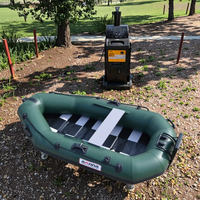 Bateau de Pêche Gonflable PVC 1 Place en Gros Usine, Vente Chaude, pour Activité de Plein Air et Dérive