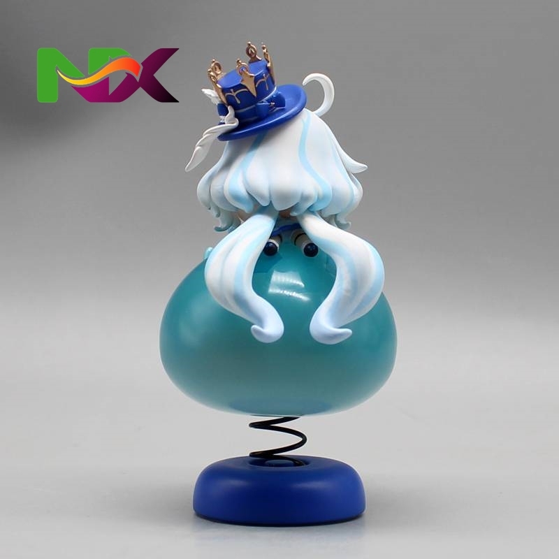 Figura Furina De 11 Cm – Coleccionable Focalors Con Efecto Balanceo | Decoración Para Escritorio Y Coche | Regalo Para Fans Del Anime
