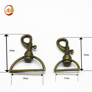 21MM En Laiton Antique Couleur Sac À Main Fournisseurs De Matériel Personnalisé Chien Mousqueton Pivotant - Product Image 3