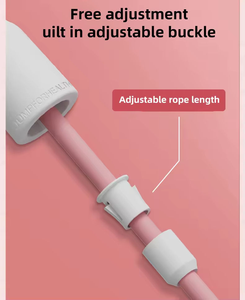 Cuerda para Saltar con Rodamientos de Bolas, Cuerda de Velocidad Rápida con Cable y Asas de Espuma Viscoelástica, Ideal para Hacer <span class=keywords><strong>Ejercicio</strong></span>, 3M*5mm/6mm - Product Image 5