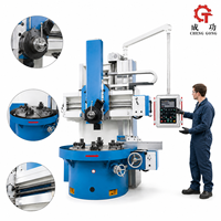 Chuck Putar Empat Cakar Vertikal untuk Mesin Bubut Logam, Kepala Alat Rel Silang, Spindle, Handwheel Manual, Mesin Bubut CNC