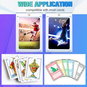 Porte-badge magnétique NOVISON avec protection UV, étui en PS ultra transparent pour cartes de jeu, protecteur magnétique personnalisé - Product Image 4