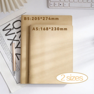 Carnet à spirales en cuir personnalisé A5/B5, couverture souple, pour l'école, carnet personnalisé avec logo - Product Image 4
