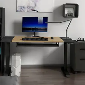 Adjustable Height Computer Desk Wesome Office Electric Height Adjustable Section Motor Standing Computer Table Desk