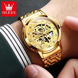   Relojes para hombre 9901, marca de lujo, reloj mecánico automático hueco, resistente al agua, luminoso, para hombre, con caja original. - Product Image 3