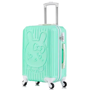 新款爱心卡通可爱猫妈妈拉杆箱通用行李箱套装车轮密码行李箱20英寸登机箱