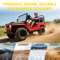 Mini Jeep à essence 110-150cc, moto tout-terrain à 4 roues, véhicule utilitaire pour enfants/adultes, buggy pour les loisirs en plein air, utilisation à la ferme