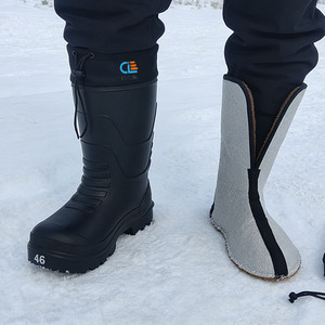 Bottes d'hiver en EVA extrêmement chaudes avec fermeture à cordon, isolées thermiquement, pour le travail dans la neige et la randonnée - Product Image 4
