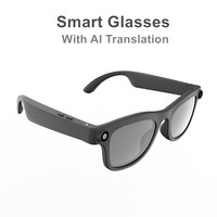 Gafas Inteligentes con Cámara de 8MP, EIS, IA, Lentes Intercambiables con Traducción, Micrófono Dual con Cancelación de Ruido ENC para Llamadas