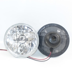 5-3/4 Crystal Clear Halogen Hi Beam <span class=keywords><strong>Headlight</strong></span> 60W 6000K Bombilla con conectores de cables Nueva condición Faro de plástico - Product Image 4