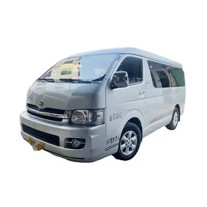 Promotion Used To yota Hiace 9 Seater Gasoline Power Second Hand High Roof Hiace Bus Mini Passenger Van for Sale