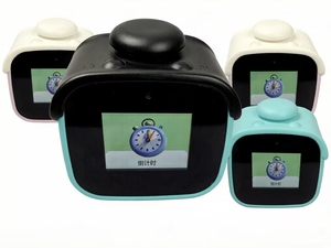 Réveil intelligent en plastique avec IA, fonction météo et fond d'écran personnalisable pour usage domestique, adapté aux 8-13 ans - Product Image 1