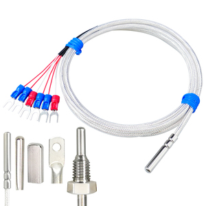 <strong>PT100</strong> Platinum Resistance <strong>Temperature</strong> Sensor Waterproof <strong>Temperature</strong> Probe -50~200 - Product Image 1