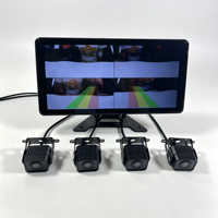 Caméra embarquée 10,36 pouces 4G Android 4+64G IPS 1080P 8 cœurs avec CarPlay et Android Auto sans fil, écran partagé et surveillance à distance