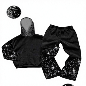 Traje Deportivo Unisex con Pedrería, Ecológico, de Poliéster/Algodón, Marca Solomon Global Apparel, al Mejor Precio - Product Image 1