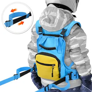 Sac à dos de Snowboard pour enfants avec laisse rétractable, outil de Sport en plein air, harnais d'entraînement de Ski pour enfants, sac d'entraînement de Ski