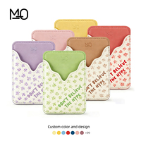 Porte-cartes vertical court personnalisable élégant pour femme avec design sur mesure, portefeuille de voyage avec protection RFID