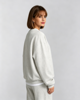 Ensemble de survêtement gris pour femme, sweat-shirt et pantalon de jogging, ensemble à capuche oversize et pantalon large, fabricant de vêtements de sport personnalisés en gros