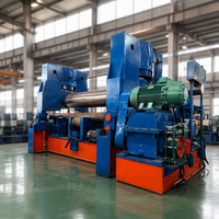 Machine à cintrer à trois rouleaux universelle pour la formage de plaques, de cuves, de chaudières, de tuyaux, de cylindres et de cônes en acier pour récipients sous pression