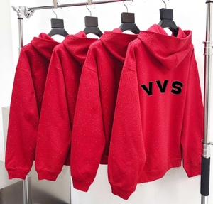 ผู้ผลิตเสื้อผ้า เสื้อฮู้ดดี้ผู้ชาย เสื้อผ้าหนา เสื้อสเวตเชิ้ตผู้ชายคุณภาพสูง หนักแน่น พิมพ์ลายพัฟแบบกำหนดเอง - Product Image 5