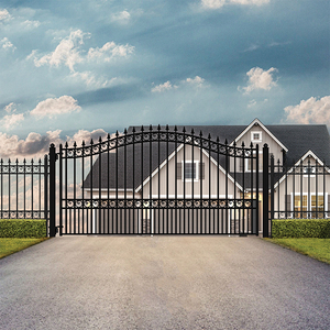 Villa sécurité métal <span class=keywords><strong>acier</strong></span> portes d'entrée portails photo conception sécurité personnalisée entrée principale <span class=keywords><strong>portail</strong></span> électrique <span class=keywords><strong>coulissant</strong></span> en fonte forgé - Product Image 5