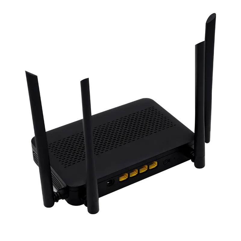 OEM/ODM Wholesale AX1200 4GE 802.11ac Mesh Router Wifi5 Dual Band Home Wireless Router with 4*5dbi Antenna