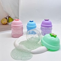Pâte à modeler sensorielle éducative Muwu pour enfants : slime, mousse, boue magique colorée, mélange de cristaux, en bouteille, faite à la main